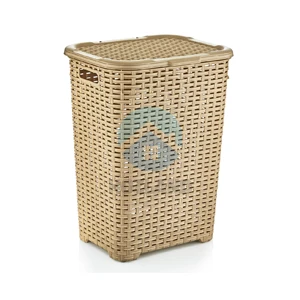 Кошик для бiлизни ротанг 60л "Dunya plastik"