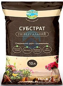 Субстрат "Файна земля" унiверсальний з добривом+МЕ 10л.