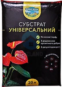 Субстрат "Файна земля" унiверсальний з добривом+МЕ 20л.