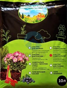 Субстрат "Файна земля" універс.з біогумусом 20л