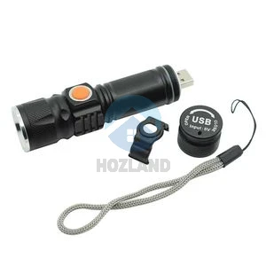 Фонарь алюмин.акуммуляторный USB BL-2319 (ВВ)