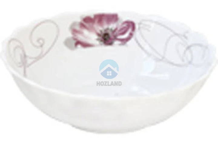 Миска із склокерамiки глибока 7" з малюнком "HOZLAND lux"