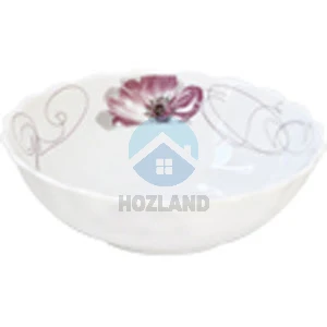 Миска із склокерамiки глибока 7" з малюнком "HOZLAND lux"