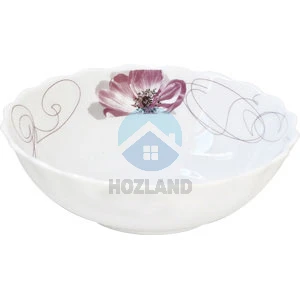 Салатник із склокерамiки глибокий 6" з малюнком "HOZLAND lux"