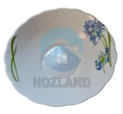 Миска із склокерамiки глибока 7" з малюнком "HOZLAND lux"