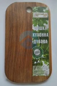 Дошка кухонна овал (дуб) 20*35см (П)