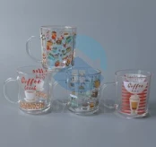 Кружка скляна Кава мікс 240мл "SNT"