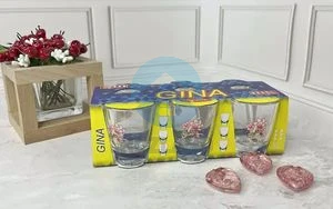 Набір стопок Gina 50мл*6шт Квітка "HL"