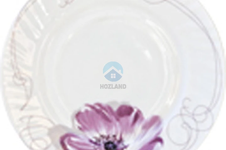 Тарiлка із склокераміки плоска 7" з малюнком "HOZLAND lux"