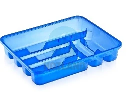 Лоток для столових приладів малий прозорий "Dunya plastik"