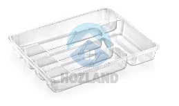 Лоток для столових приладів великий прозорий "Dunya plastik"