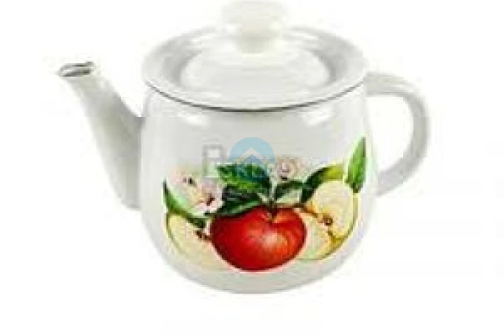 Заварник 1л мікс деколь(біла)НМТЗ