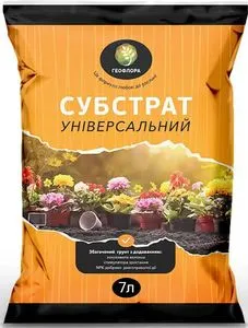 Субстрат "Геофлора" унiверсальний 7л.