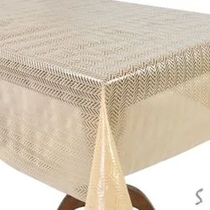 Клейонка ПВХ "LACE" кавова "St"