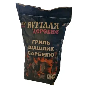 Вугiлля деревне 2,5кг "Кч"